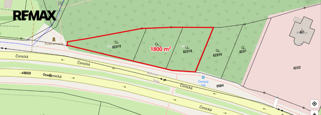 Prodej pozemku, 1800 m2, Praha
